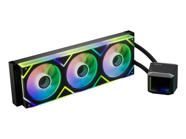 XPG LEVANTE II 360, Alt-i-ett væskekjøler, 12 cm, Svart
