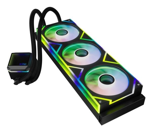 XPG LEVANTE II 360, Alt-i-ett væskekjøler, 12 cm, Svart