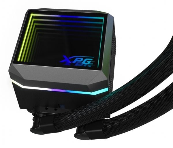XPG LEVANTE II 360, Alt-i-ett væskekjøler, 12 cm, Svart