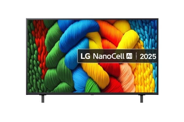 LG 50NANO80A6B - 50" Diagonalklasse Nano80 Series LED-bakgrunnsbelyst LCD TV - Smart TV - webOS - 4K UHD (2160p) 3840 x 2160 - HDR - Direct LED, Na...