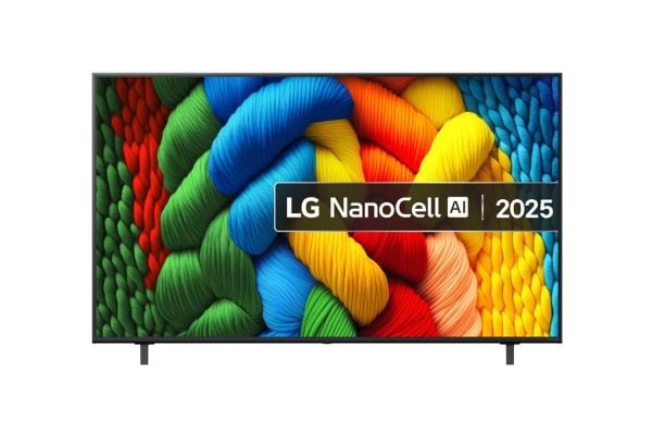 LG 65NANO80A6B - 65" Diagonalklasse Nano80 Series LED-bakgrunnsbelyst LCD TV - Smart TV - webOS - 4K UHD (2160p) 3840 x 2160 - HDR - Direct LED, Na...
