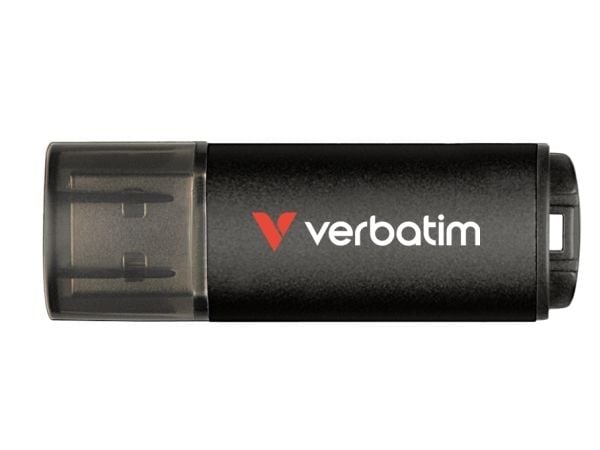 Verbatim V200 Metal USB Drive 128 GB, 128 GB, USB Type-A, 3.2 Gen 1 (3.1 Gen 1), 200 MB/s, Med lokk, Sort
