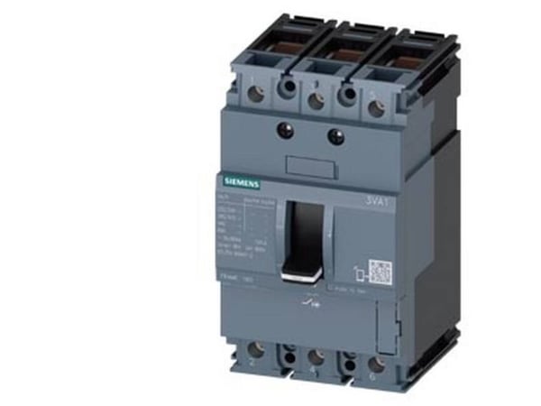 Siemens 3VA1140-6ED36-0AA0 -katkaisija, 1 kpl. Säätöalue (virta): 40–40 A Kytkentäjännite (maks.): 690 V/AC (L x K x S) 76,2 x 130 x 70 mm, IP40