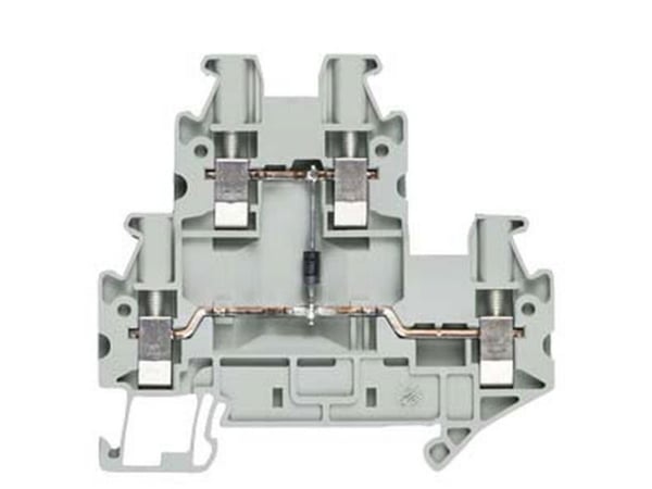 Siemens 8WH10205AF00 Dobbeltlags diodeklemme Skruer Beige 50 kpl