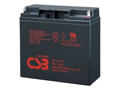 CSB GP12170 - UPS-batteri - 1 x batteri - blysyre - 17 Ah - for P/N: SMT1500I-AR, SMT1500IC, SMT1500NC, SMT1500TW, SU2200J3W, SU3000J3W, SUA1500-TW