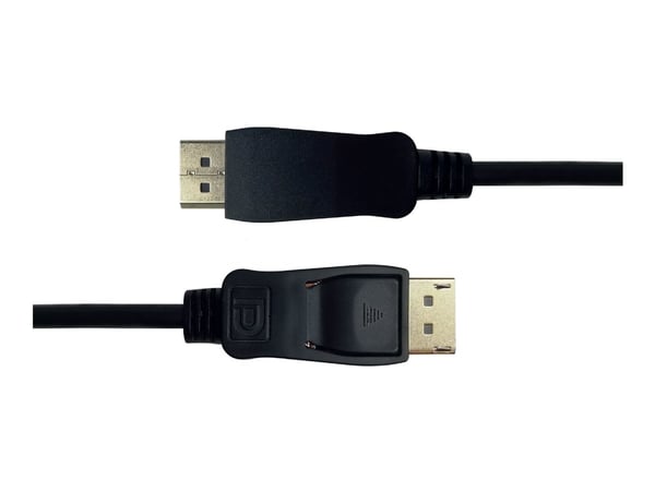 Deltaco Sertifioitu DisplayPort 1.2 -kaapeli, 1 m, musta, 1 m, DisplayPort, DisplayPort, Uros, Uros, 3840 x 2160 pikseliä