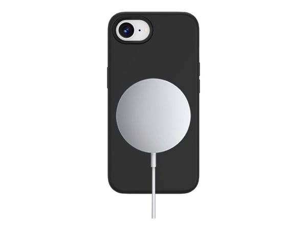 eSTUFF Infinite Rome - Baksidedeksel for mobiltelefon - magnetic, 76% recycled material - MagSafe-samsvar - polykarbonat, silikon - svart - for App...
