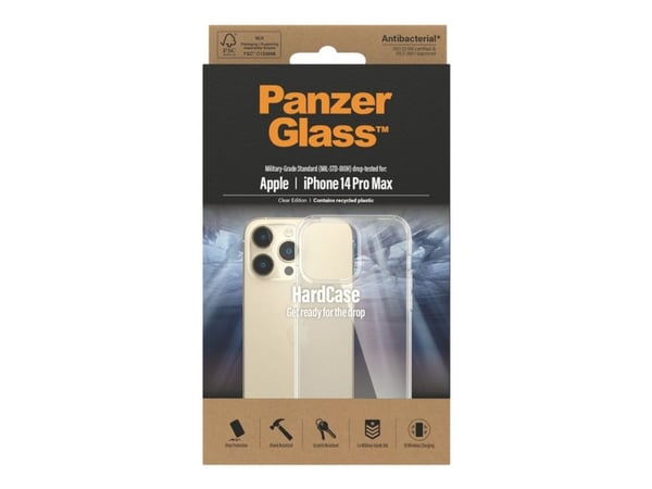 PanzerGlass HardCase, Suojus, Apple, Apple - iPhone 14 Pro Max, 17 cm (6.7"), Läpinäkyvä