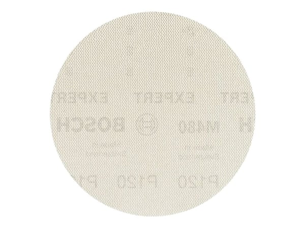 Bosch Expert M480 Net - Slipeark - for bløtt tre, løvtre, finertre, maling på tre - 5 deler - rund - grovkorn: P120 - 125 mm