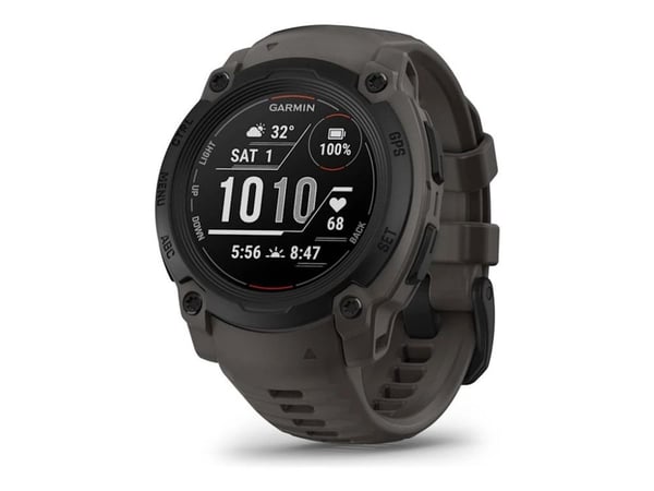 Garmin Instinct E - 40 mm - svart fiberförstärkt polymer - Ja smart klocka med band - silikon - träkol - monokrom - 128 MB - Bluetooth, ANT+ - 41 g