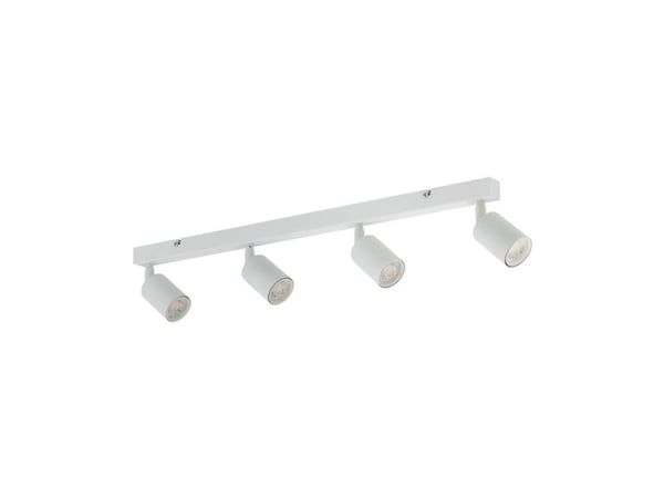 TK Lighting spotlampe TOP GU10 4x10W WH