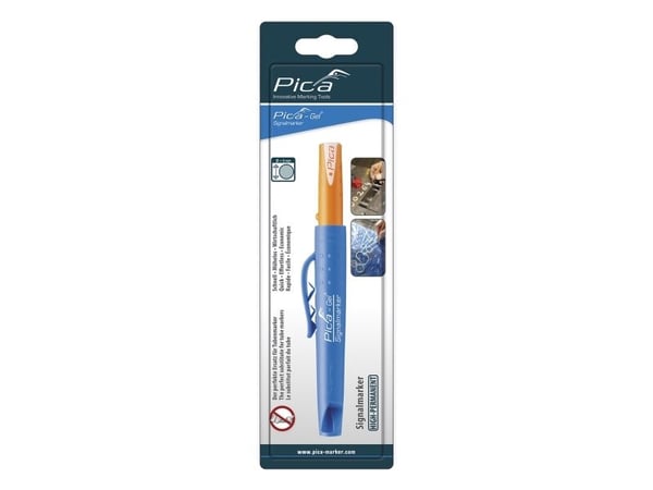Djupstiftpenna Pica Gel vit permanent
