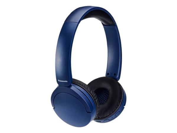 Panasonic RB-HF630BE - Hodetelefoner med mikrofon - on-ear - Bluetooth - trådløs - blå