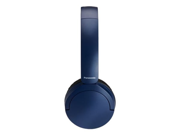Panasonic RB-HF630BE - Hodetelefoner med mikrofon - on-ear - Bluetooth - trådløs - blå
