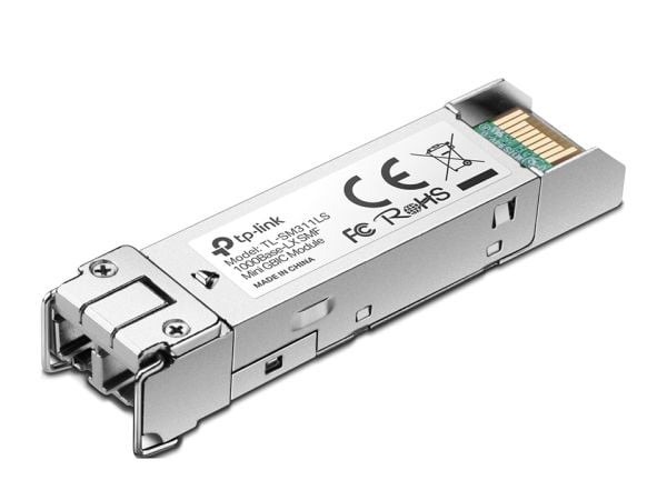 TP-Link TL-SM311LS, Fiber optisk, 1250 Mbit/s, mini-GBIC/SFP, LC (UPC), 9/125 µm, 10000 m