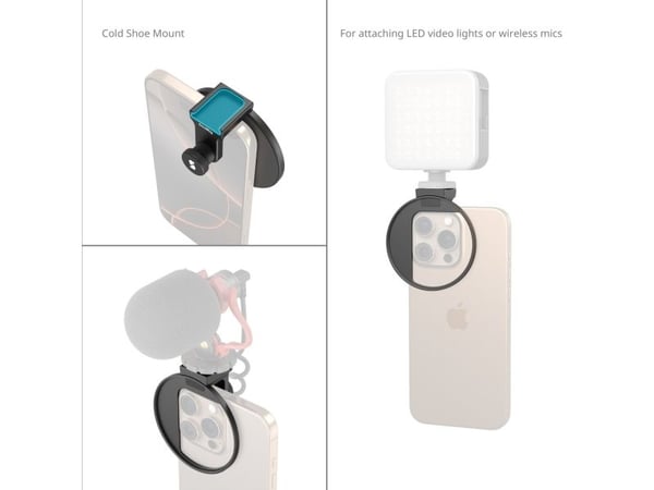 SmallRig 5174, Adapter til objektiv, Sort, Aluminium, Silikon, Universel, 75 mm, 70 mm
