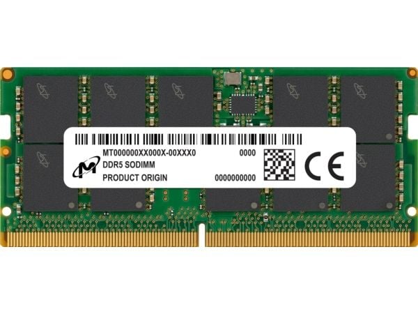 DDR5 ECC SODIMM 16GB 1Rx8 5600