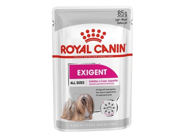 Royal Canin Exigent, Universal, Alla raser, Mini (5 - 10kg), X-Small (<4kg), Kött, 12x85 g