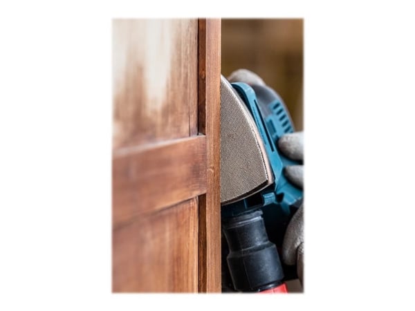 Bosch Expert M480 Net - Slipeark - for plast, bløtt tre, løvtre, finertre, gipsplate, maling på tre - 10 deler - rektangulær - grovkorn: P240 - 80 ...