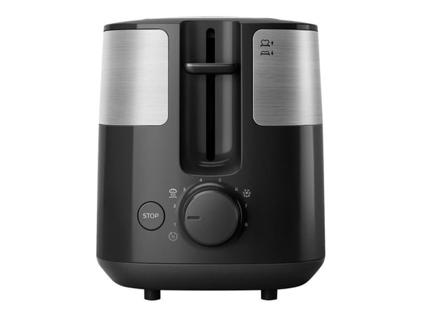 Philips Daily Collection HD2516 - Brödrost - 2 skiva - 2 Kortplatser - svart