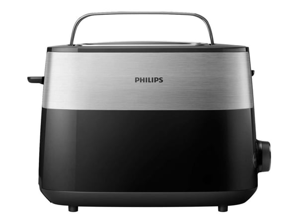 Philips Daily Collection HD2516 - Brödrost - 2 skiva - 2 Kortplatser - svart