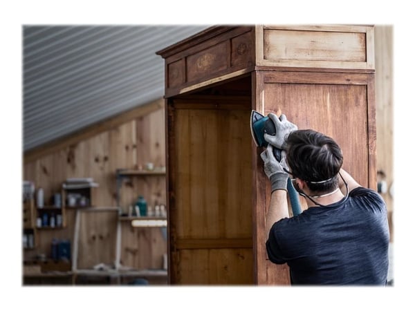 Bosch Expert M480 - Slipeark - for tre, tørrmur, bløtt tre, løvtre, maling, finertre - 10 deler - rektangulær - grovkorn: 220 - 80 mm x 133 mm