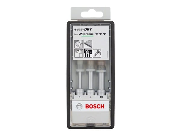 Bosch DIAMOND PORA EASYDRY 6-10MM 3 KPL ROBUSTLI