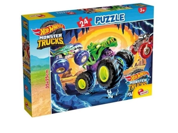 Lisciani HOT WHEELS M-PLUS puslespill 24 deler
