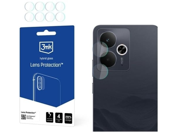 3MK Lens Protect beskyttelse til kameralinse for Realme 14 5G / 14T 5G 4 stk