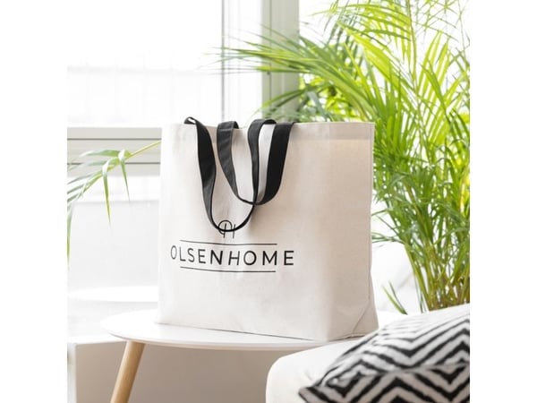 OlsenHome - shoppingväska med logotyp