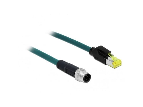 DeLOCK 85442, 2 m, SF/UTP (S-FTP), M12, RJ-45