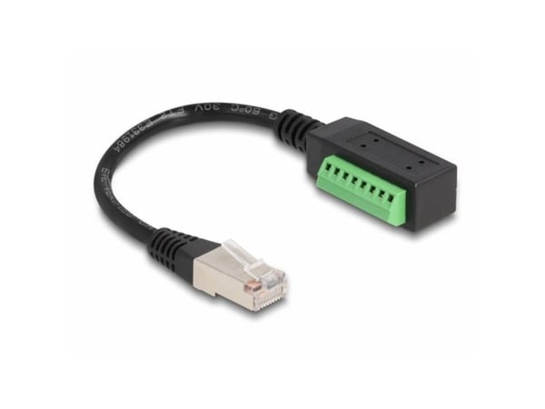 DeLOCK 66052, RJ-45, Pääte, Musta, Vihreä, Kiina, Uros, Naaras