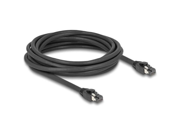 Delock RJ45 verkkokaapeli Cat.8.1 S/FTP 5 m jopa 40 Gbps musta