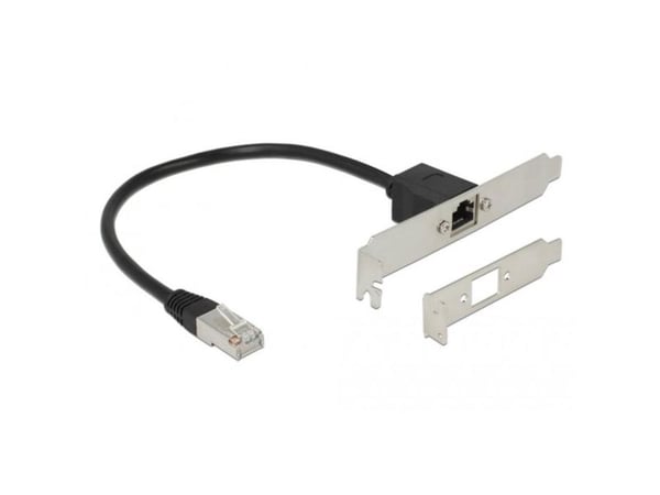 Delock - Nettverksforlengelseskabel - RJ-45 (hann) til RJ-45 (hunn) - 30 cm - uskjermet - CAT 5e