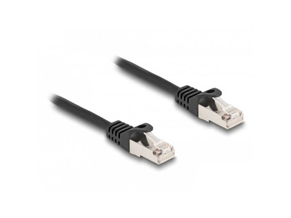 Delock - Nettverkskabel - RJ-50 (hann) til RJ-50 (hann) - 2 m - S/FTP - uten hindringer - svart