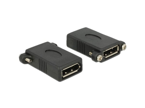 DeLOCK - DisplayPort Gender Switcher - DisplayPort (naaras) - DisplayPort (naaras) - musta