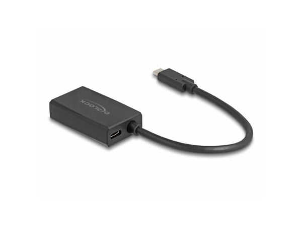 Delock-adapter HDMI-kontakt til USB Type-C-plugg (DP Alt-modus) 4K med PD 100 W