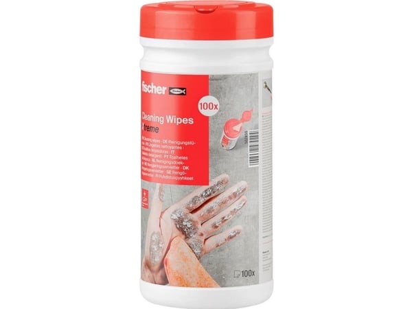 fischer 567456 Xtreme Rengjøringsservietter, 100 stk. (567456)