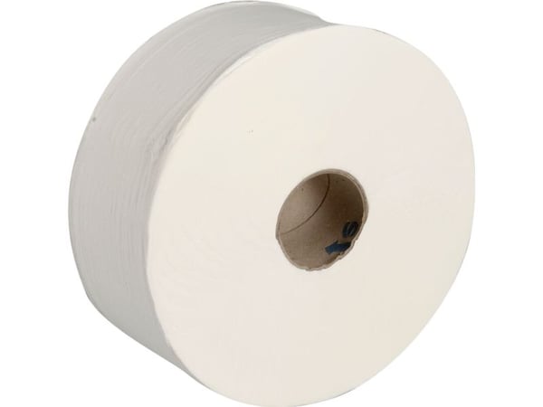 Jumborulle, ABENA Care-Ness Excellent Minus, 2-lags, Midi, 300m x 9,5cm, Ø23cm, hvid