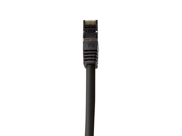 LogiLink Premium - Kablage - RJ-45 (hann) til RJ-45 (hann) - 3 m - SFTP, PiMF - CAT 8.1 - halogenfri, rund - svart
