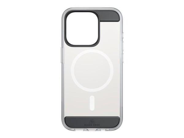 Black Rock Mag Air Protection, Etui, Apple, iPhone 15 Pro, 15,5 cm (6.12"), Svart, Gjennomsiktig