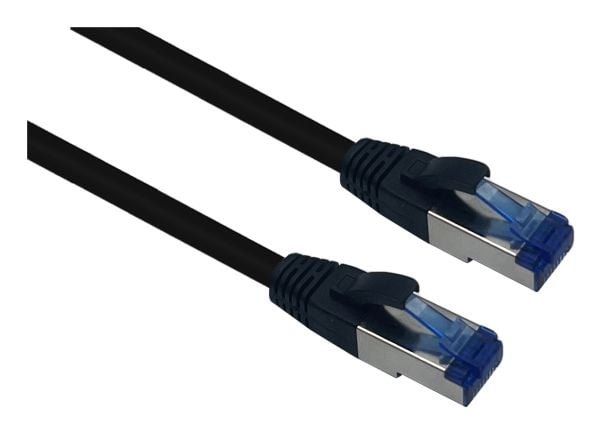 Helos 205592, 75 m, Cat6a, S/FTP (S-STP), RJ-45, RJ-45, Sort