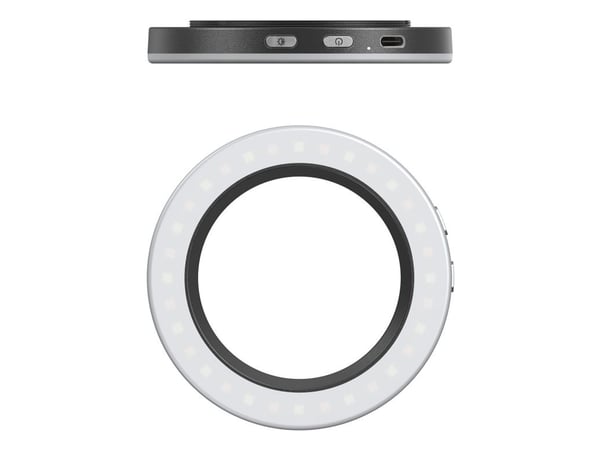 SmallRig 4873, Selfie-lys, Sort, Hvit, Akrylonitril-butadien-styren (ABS), Aluminium, Polykarbonat (PC), Universell, Batteri, Innebygd batteri