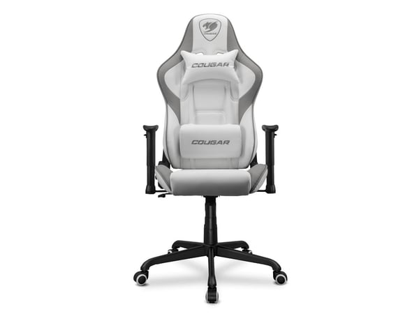 COUGAR CGR-ELI-WHB, Universal gaming-stol, 120 kg, Polstret Sete, Polstret Rygg, Svart, Stål