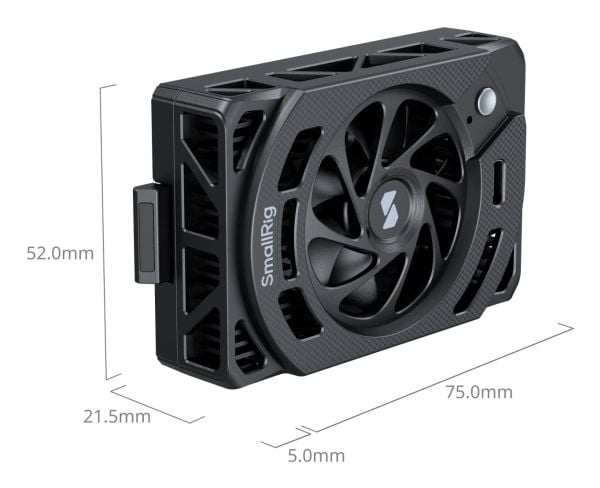 SmallRig 5152, Avkjølingsvifte, Sony, Sort, ZV-E1 / ZV-E10 II / ZV-E10 / ZV-1 / ZV-1F / Alpha 7 IV / Alpha 7S III / Alpha 7C / Alpha 7C II /..., 1 ...