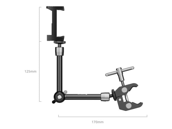 SmallRig 5326, Sort, Aluminium, Rustfritt stål, 110 mm, 40 mm, 220 mm, 457 g