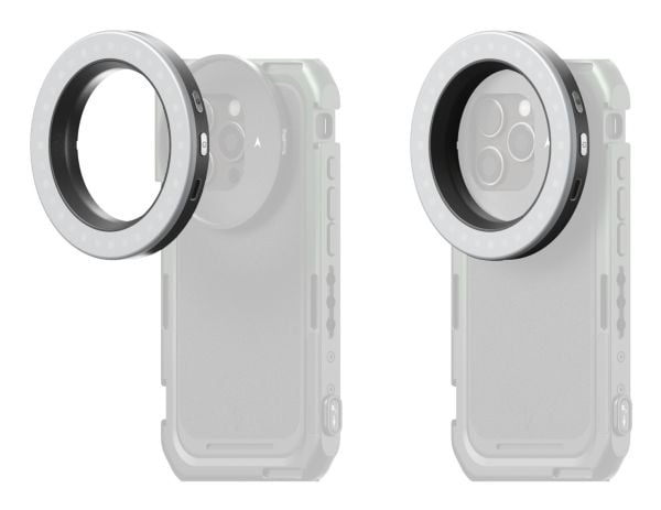 SmallRig 5203, Selfie-lys, Sort, Hvit, Akrylonitril-butadien-styren (ABS), Aluminium, Polykarbonat (PC), Universell, Batteri, Innebygd batteri