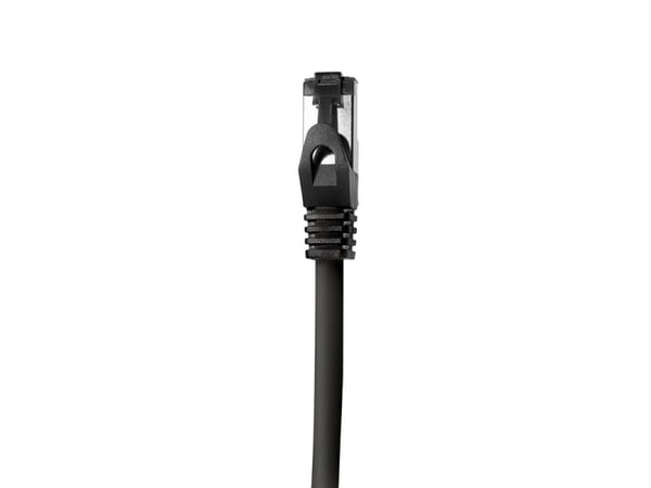 LogiLink - Koblingskabel - RJ-45 (hann) til RJ-45 (hann) - 2 m - SFTP, PiMF - CAT 8.1 - halogenfri, formstøpt, rund, uten hindringer - svart