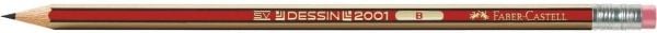 Faber-Castell DESSIN 2001 - Blyant - B - med viskelær