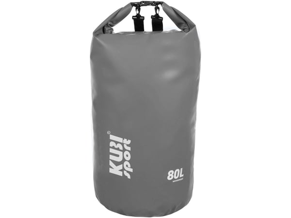 Verk vanntett bag/sekk til båt, kajakk grå KUBISPORT 80 l